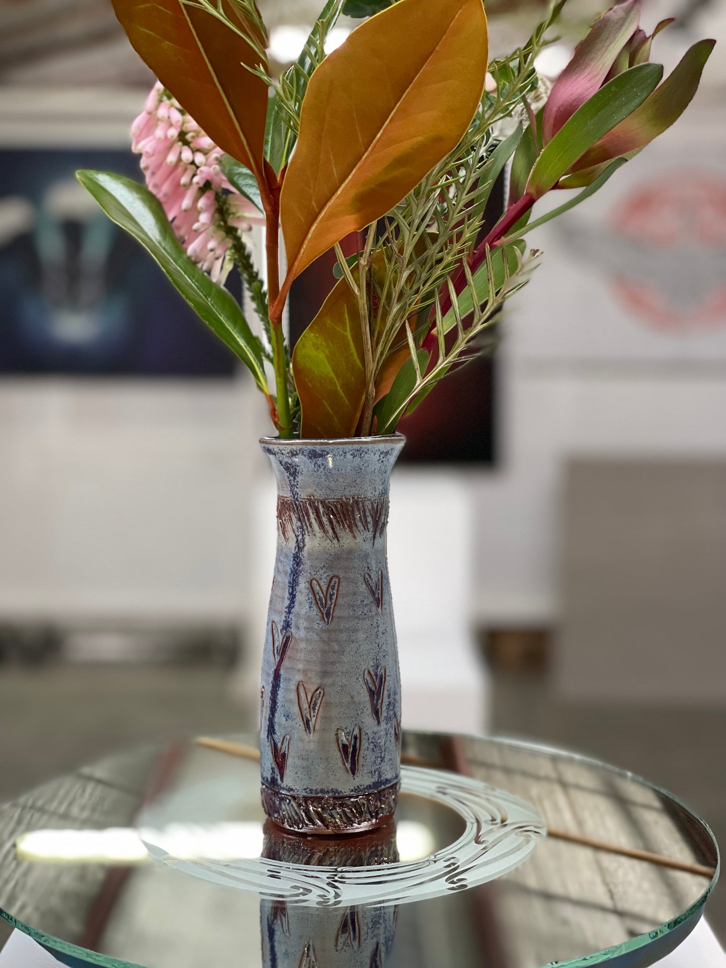 Korowai vase - Denim