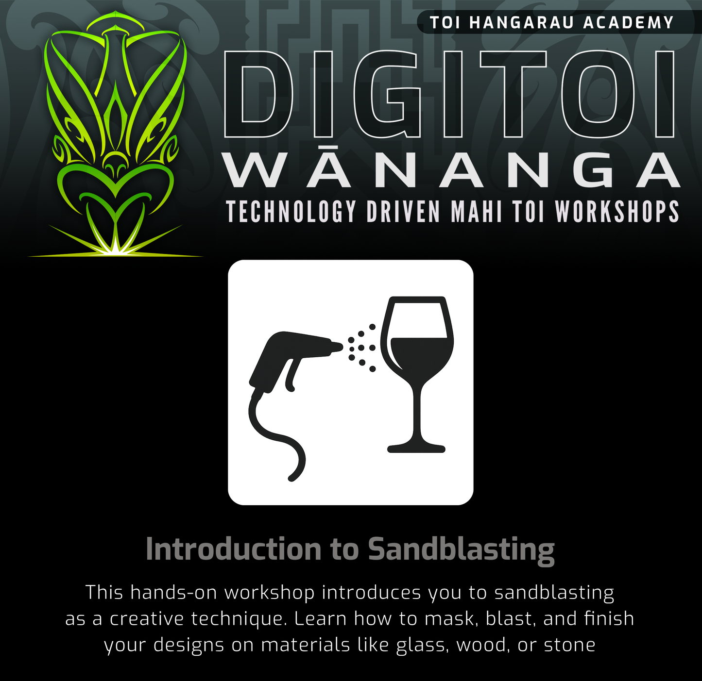 DIGITOI - Introduction to Sandblasting