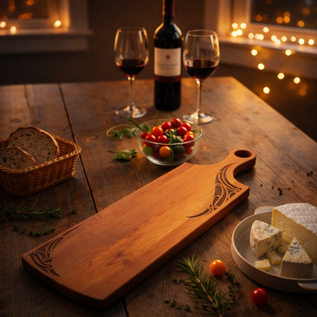 Serving Platter - Moko Engraved