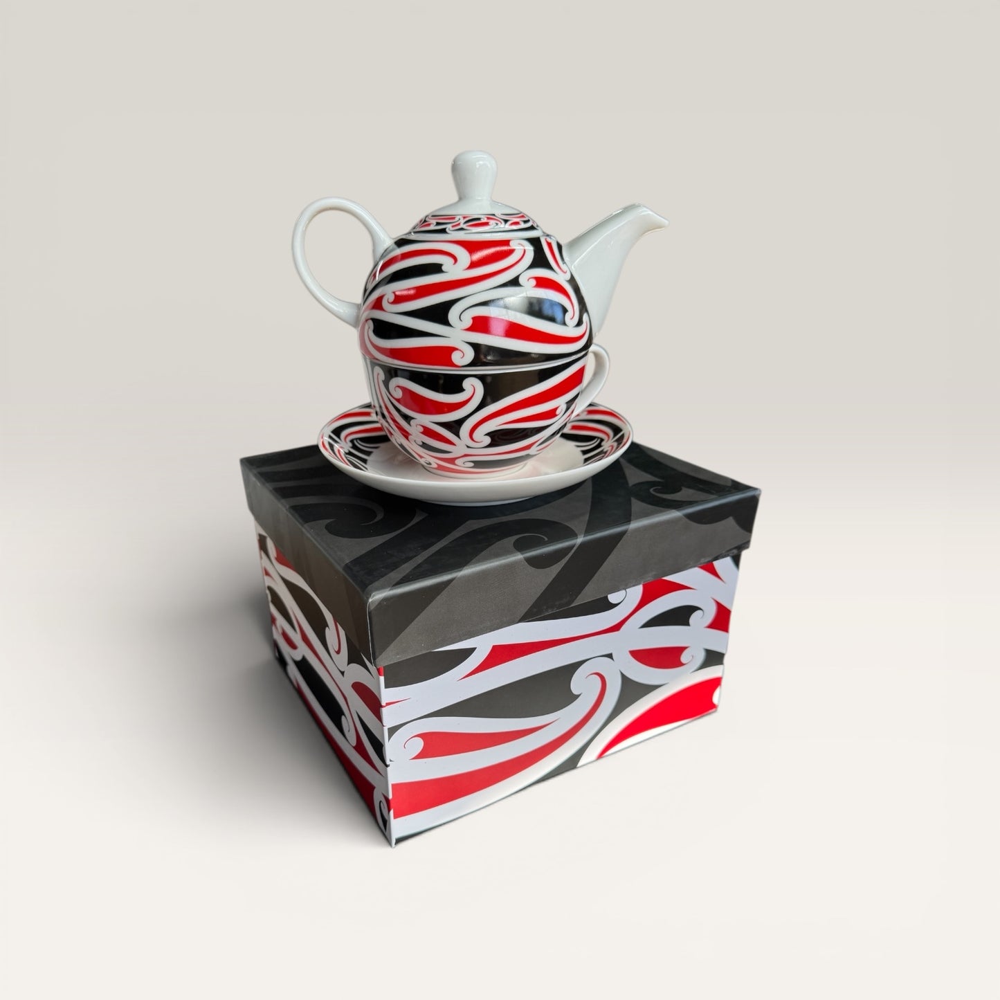 Teapot Stacker Set - Kowhaiwhai