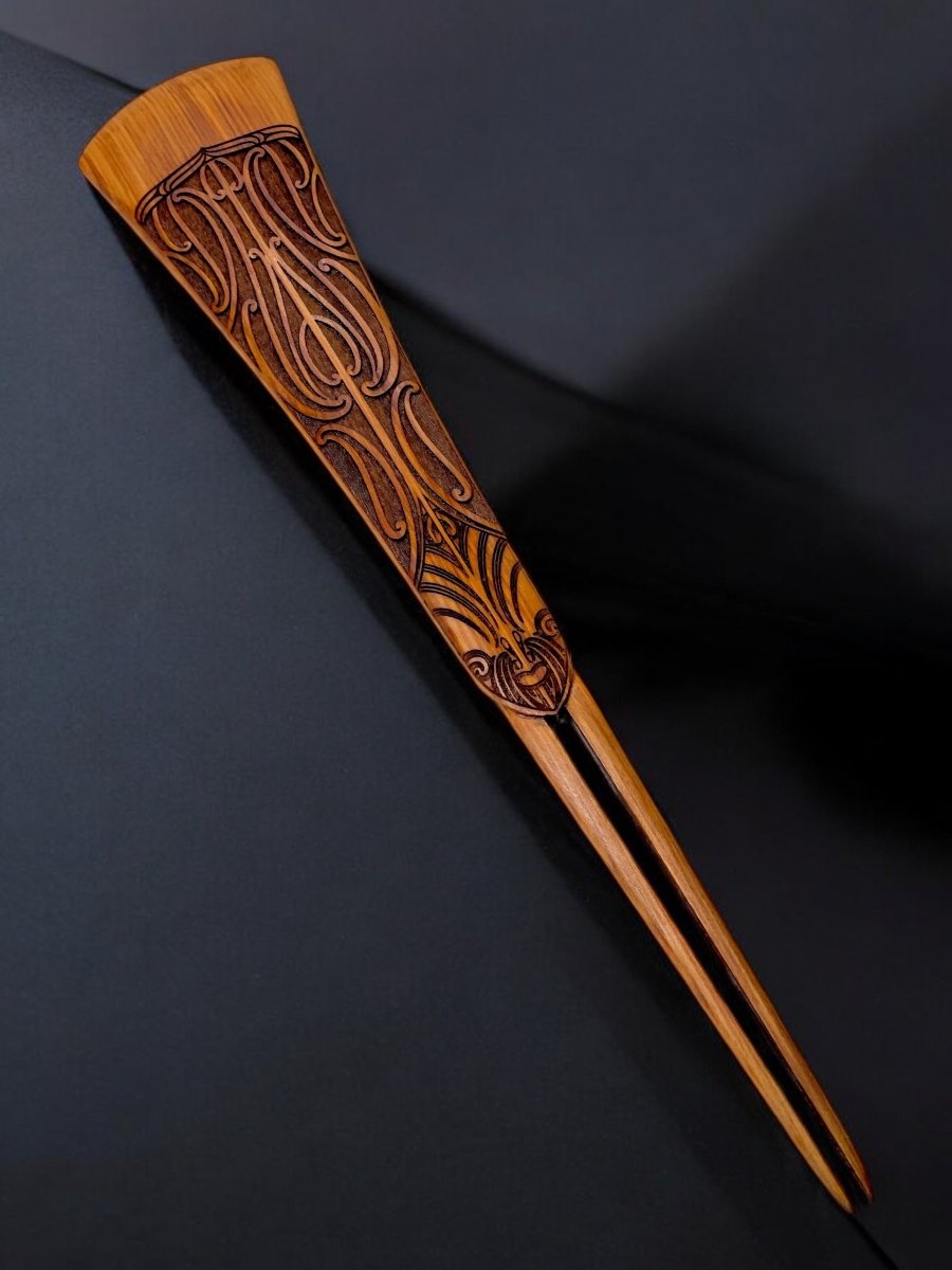 Huia Hair Stick - Revolution Aotearoa