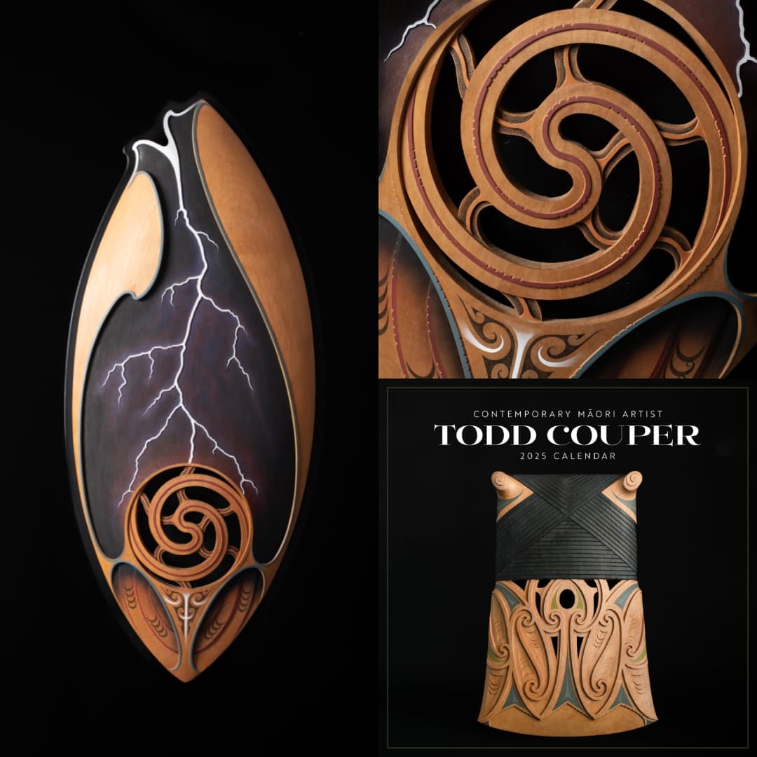 Todd Couper - Contemporary Maori Art 2025 Calendar - Revolution Aotearoa