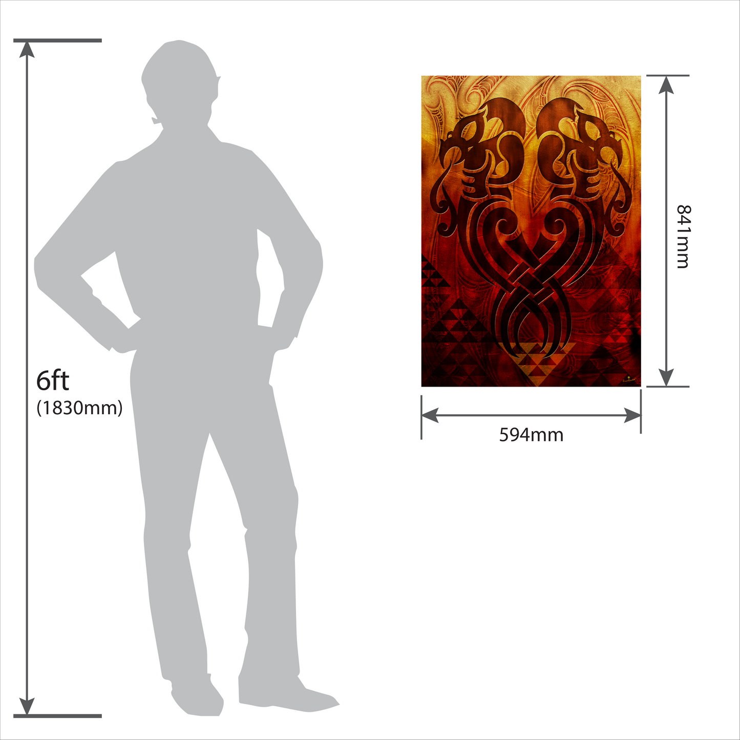 Arai te Uru me Niniwa Canvas Print