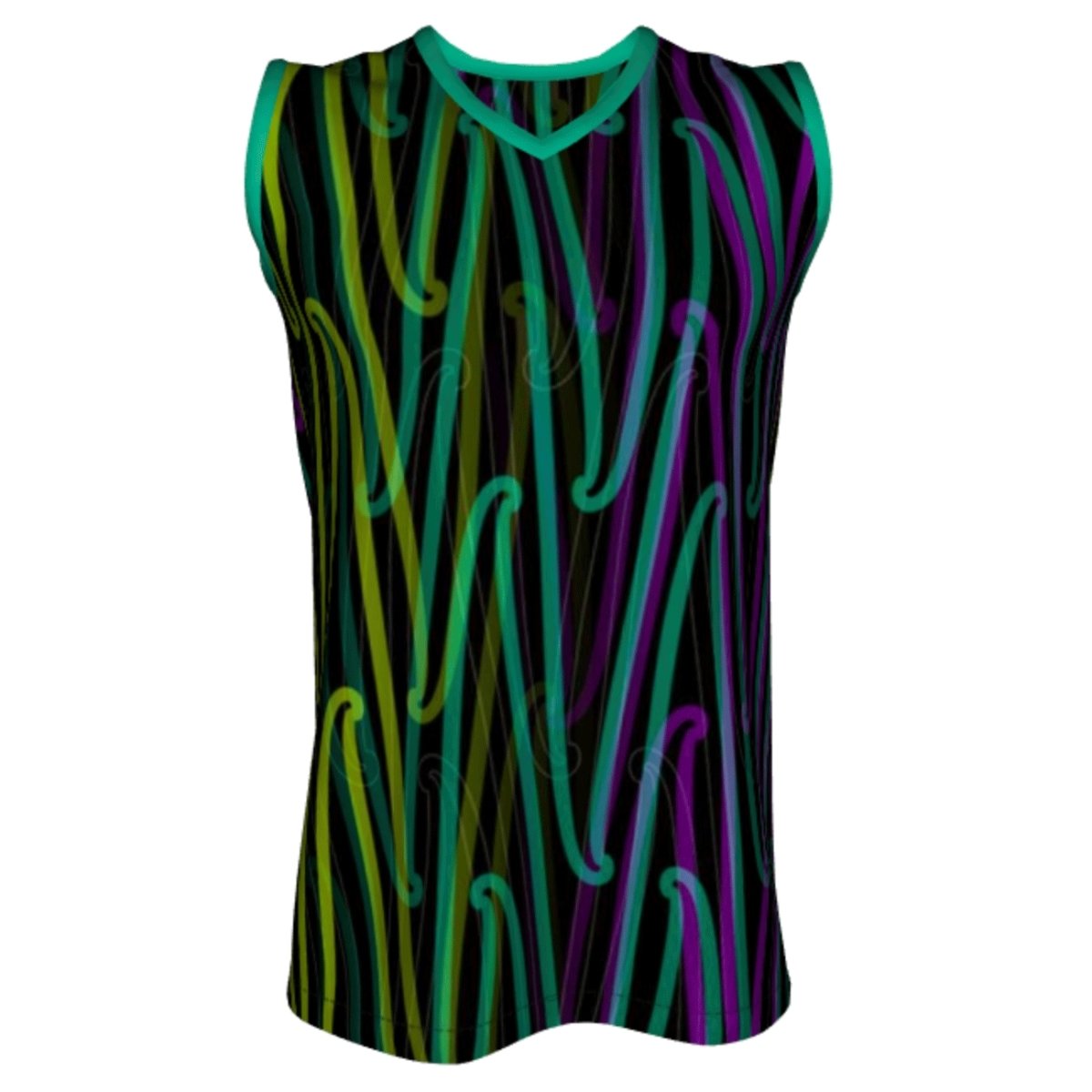 Basketball Singlet - Puhoro Multi - Revolution Aotearoa