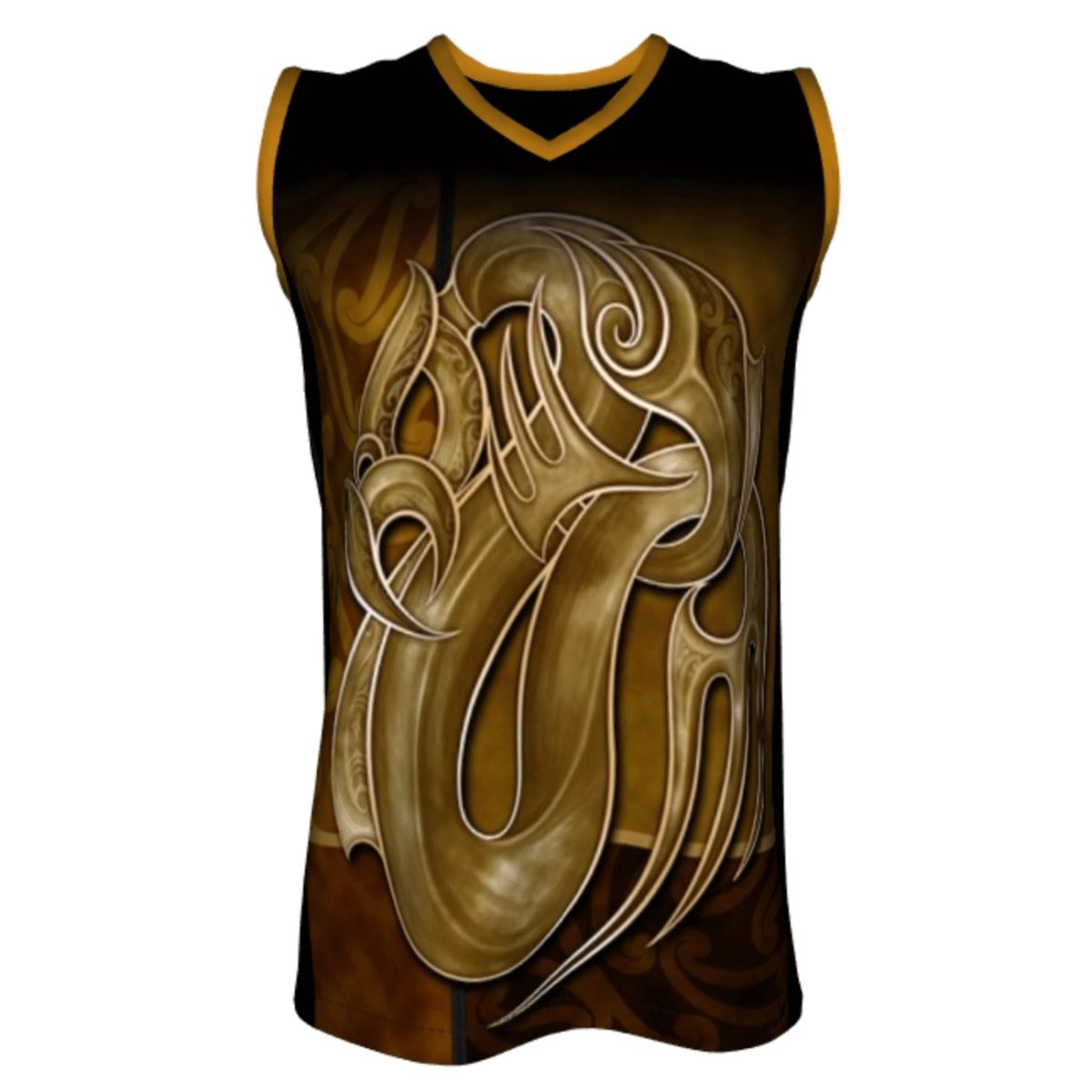 Basketball Singlet - Tangaroa - Revolution Aotearoa