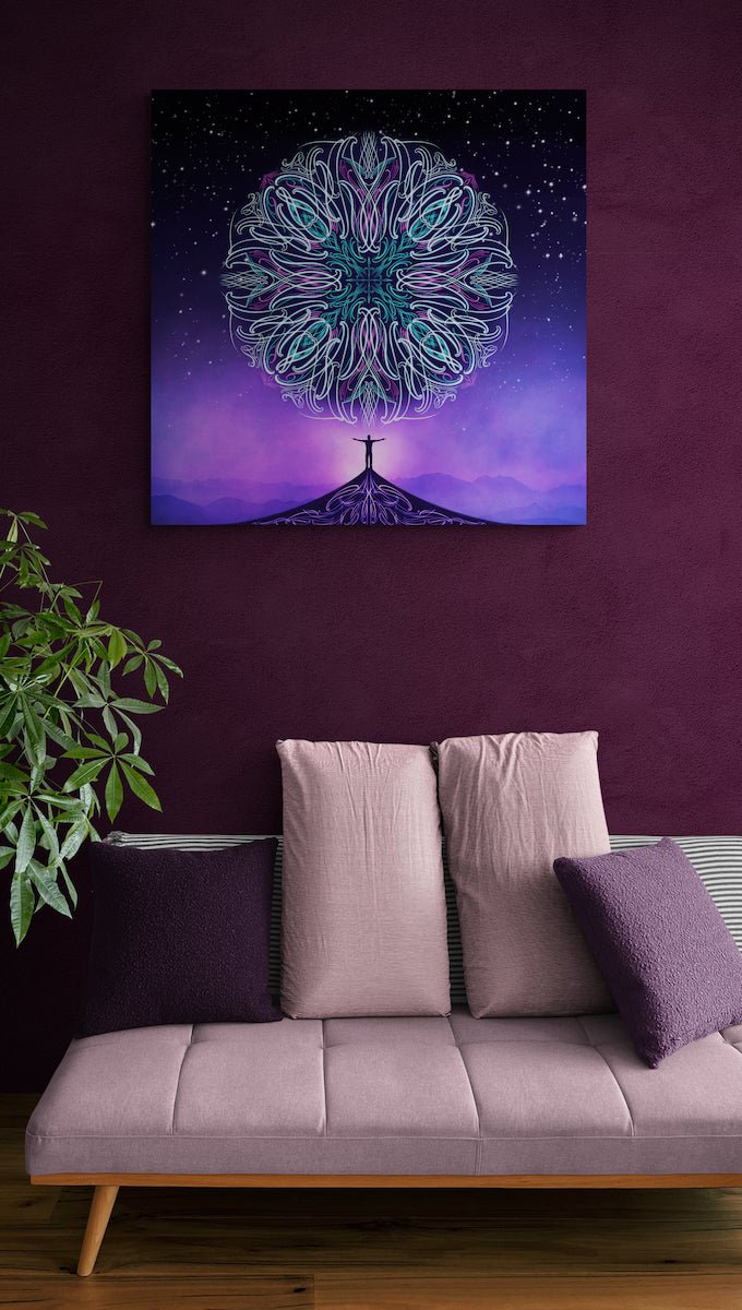 Hiwa i te Rangi Canvas Art Print | Star of Aspirations and Prosperity - Revolution Aotearoa