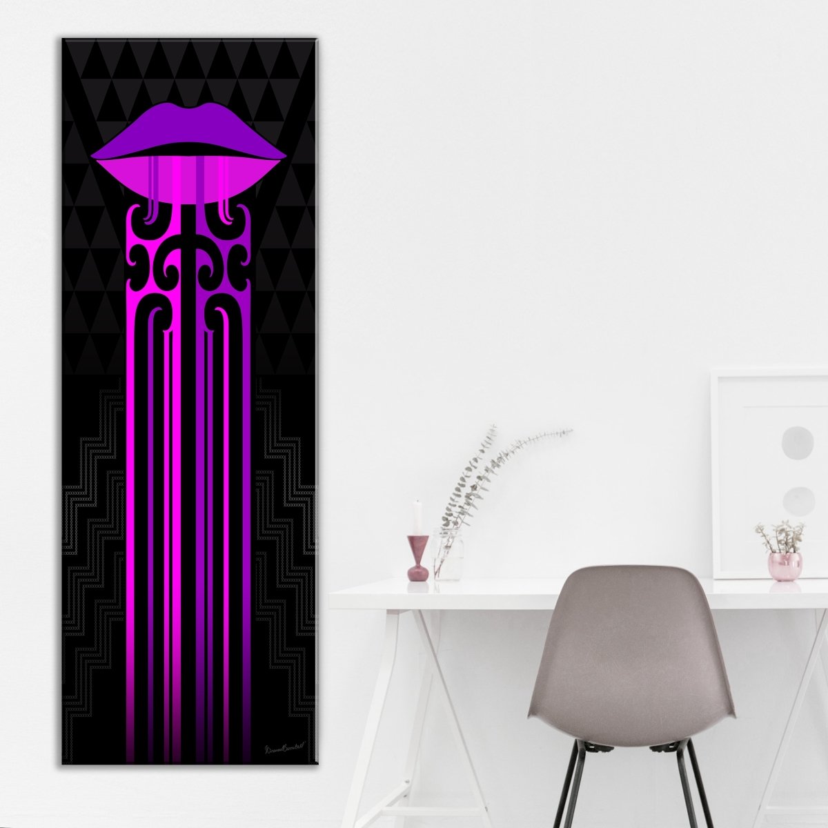 Kauae Poutama Canvas Print - Revolution Aotearoa