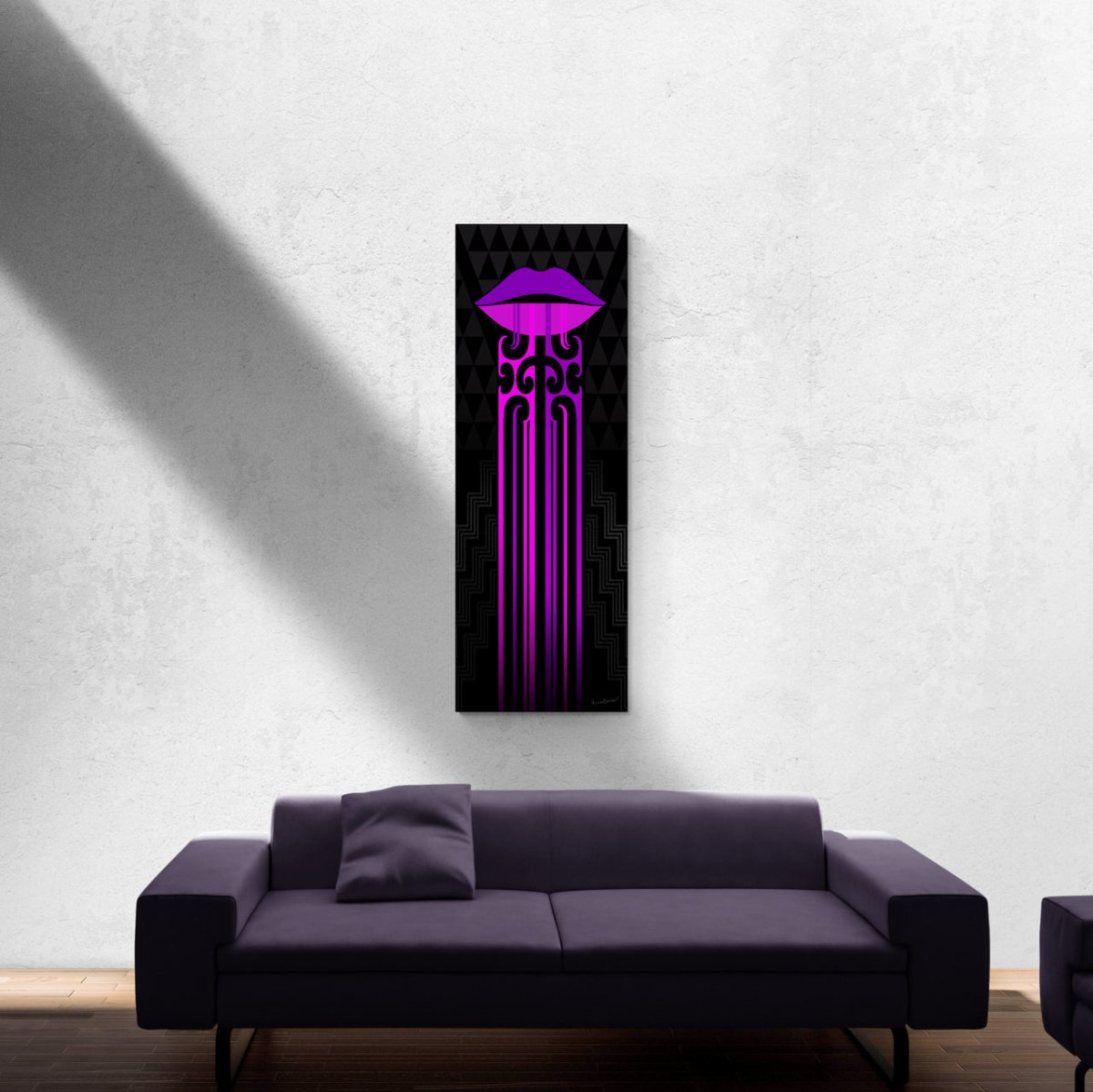 Kauae Poutama Canvas Print - Revolution Aotearoa