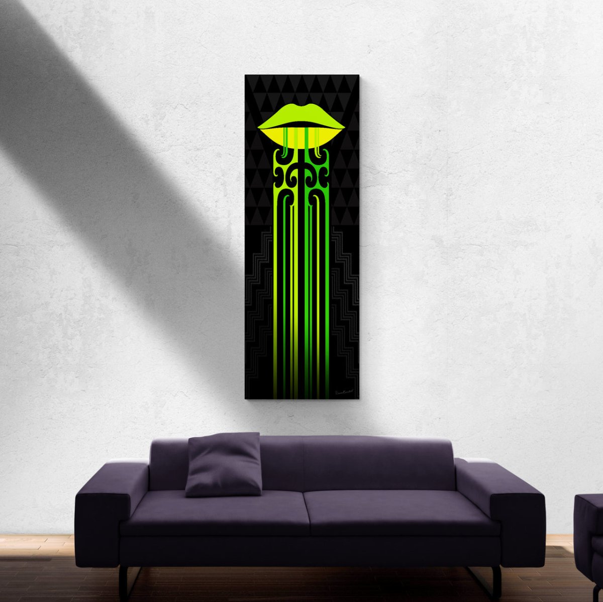 Kauae Poutama Canvas Print - Revolution Aotearoa