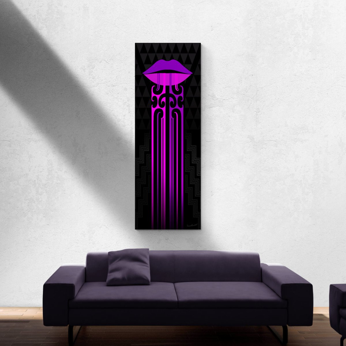 Kauae Poutama Canvas Print - Revolution Aotearoa