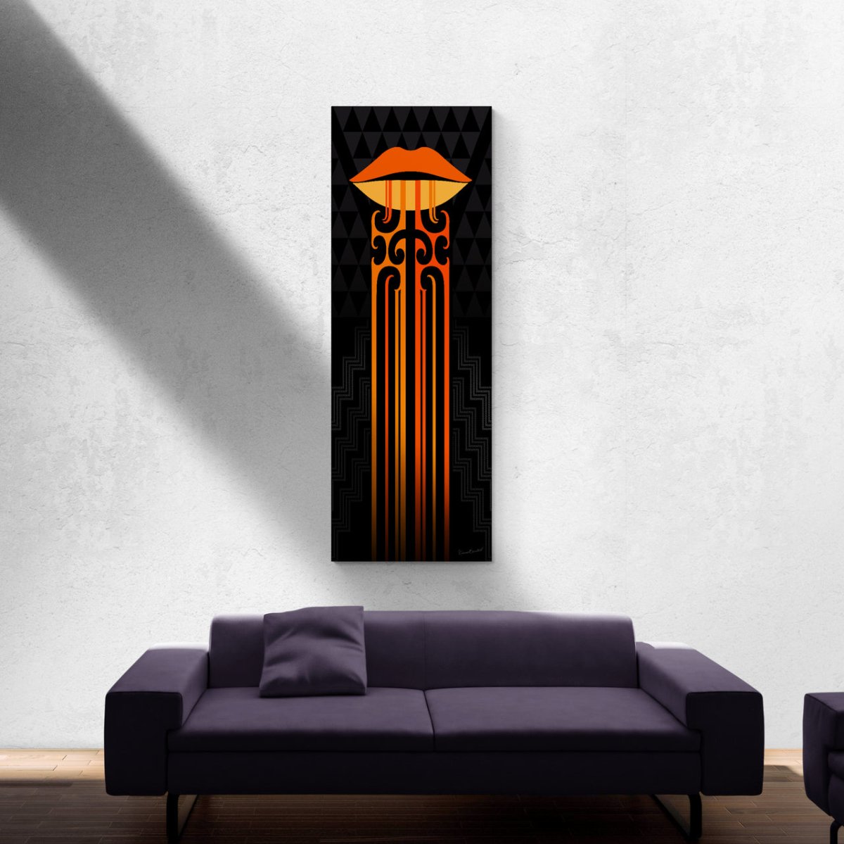 Kauae Poutama Canvas Print - Revolution Aotearoa