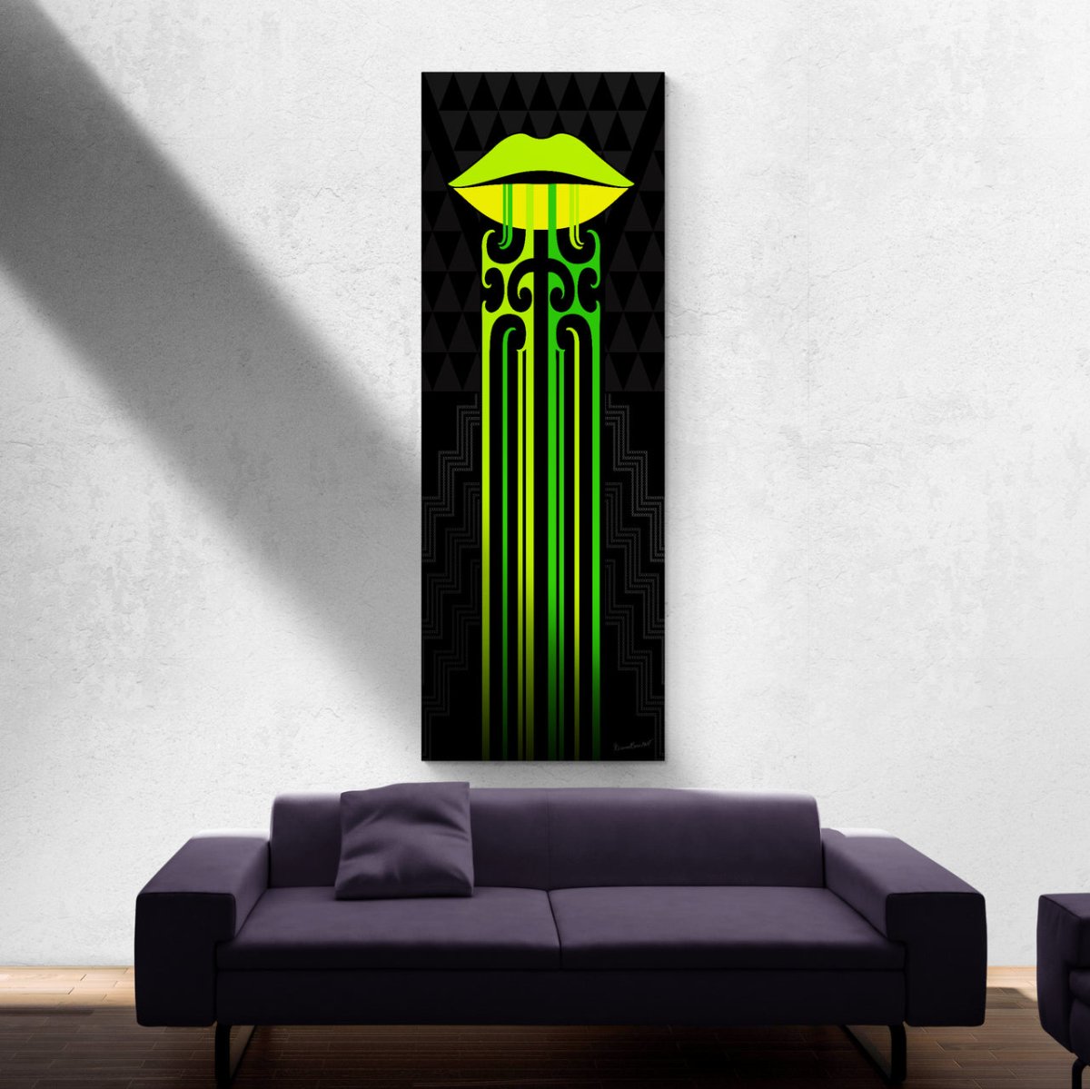 Kauae Poutama Canvas Print - Revolution Aotearoa