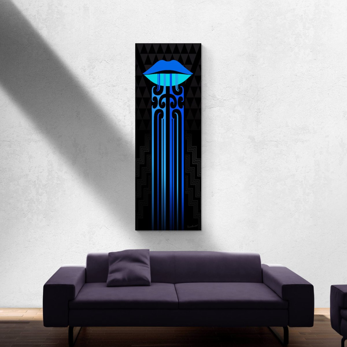 Kauae Poutama Canvas Print - Revolution Aotearoa