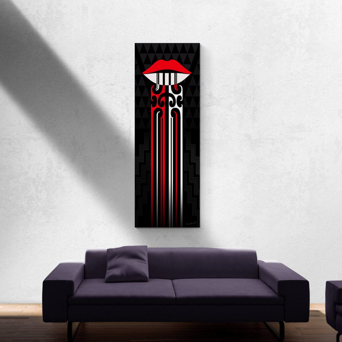 Kauae Poutama Canvas Print - Revolution Aotearoa