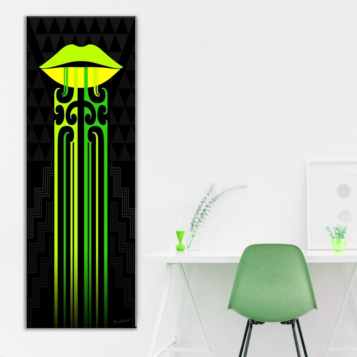 Kauae Poutama Canvas Print - Revolution Aotearoa