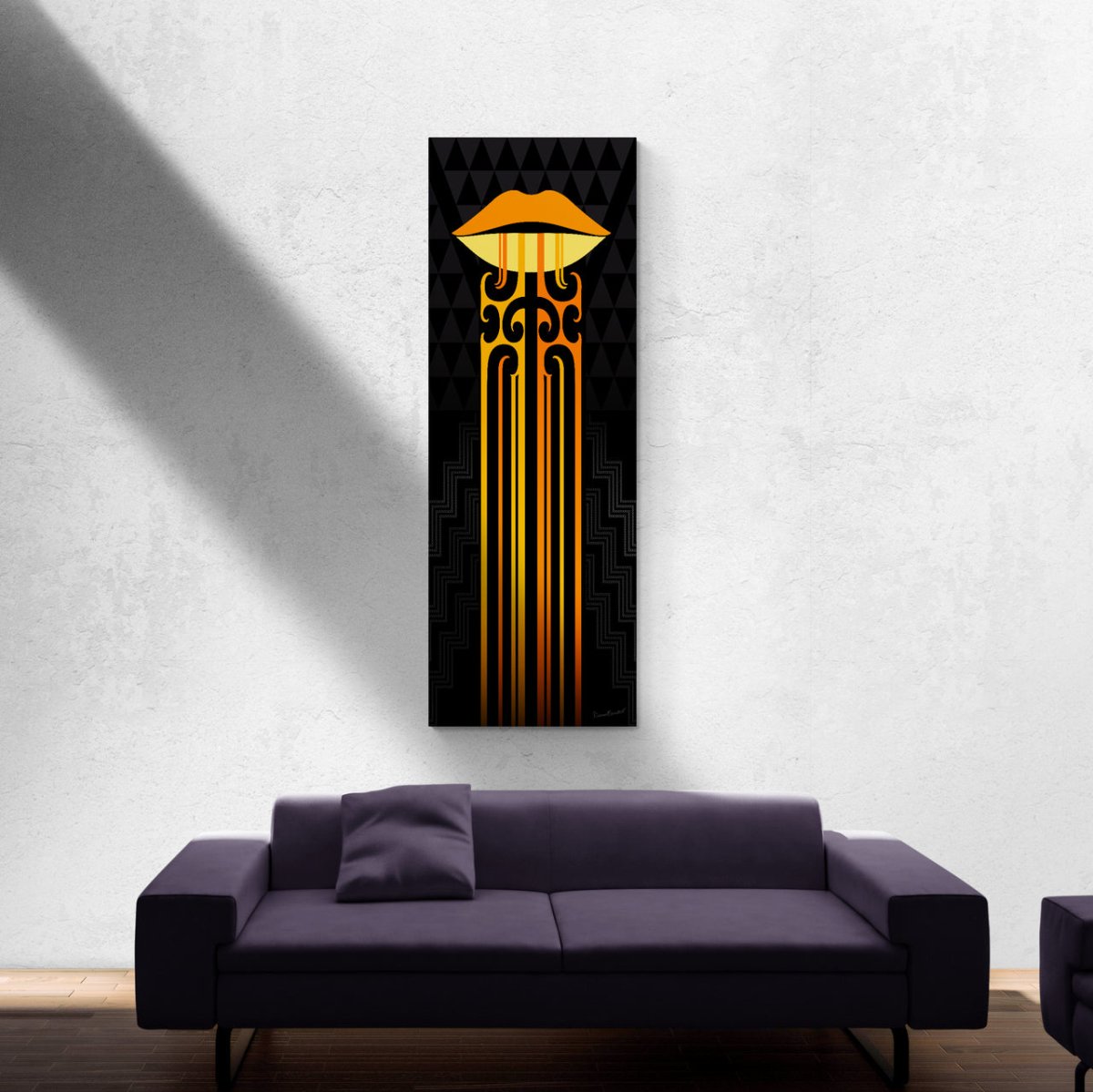 Kauae Poutama Canvas Print - Revolution Aotearoa