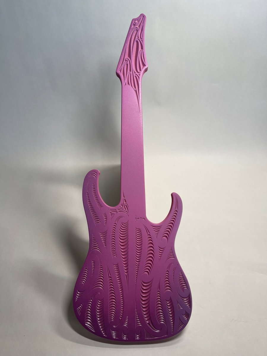 Maori Art Guitar Wall Plaque - Revolution Aotearoa