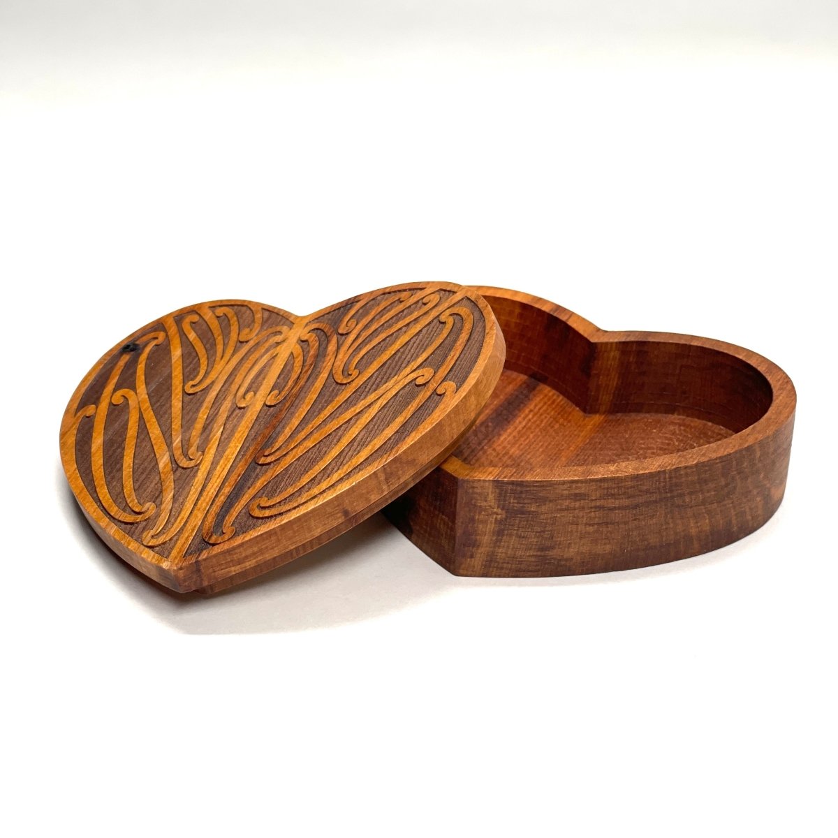 Recycled Rimu Heart Shaped Taonga Box - Revolution Aotearoa