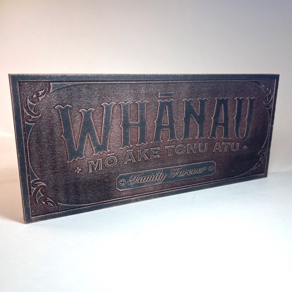 Sign / Wall Plaque - Whānau Mō Āke Tonu Atu - Revolution Aotearoa