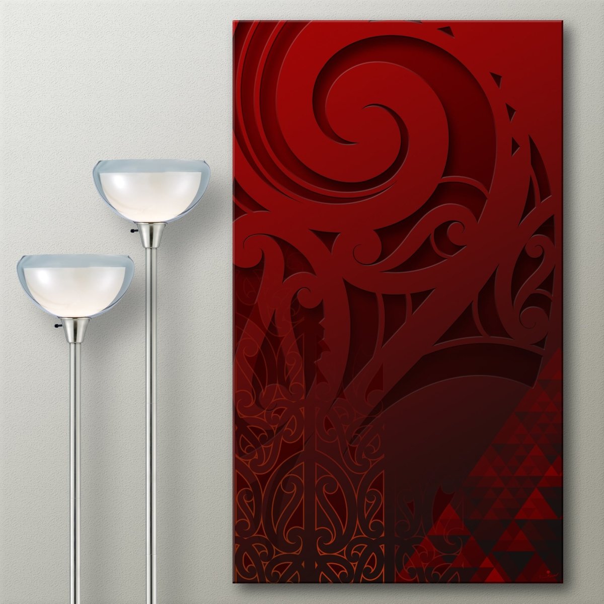 Whero Canvas Print - Revolution Aotearoa