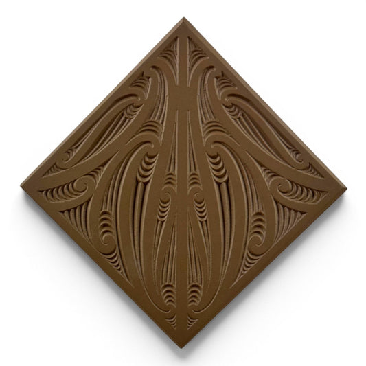 Aho Art Plaque - Kowhaiwhai