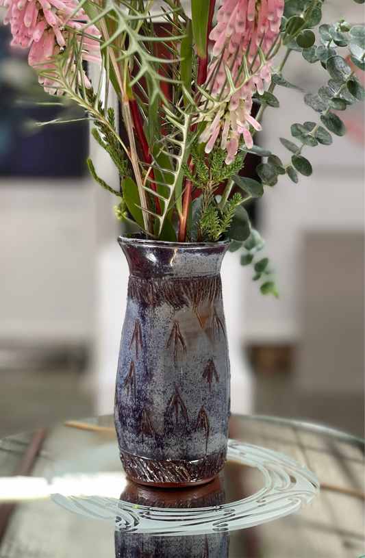 Korowai vase - Denim