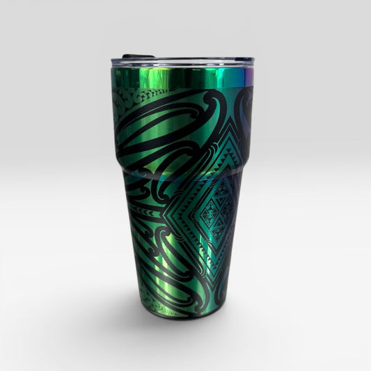 Premium Ion-Plated Stainless Steel Travel Tumbler - 600ml
