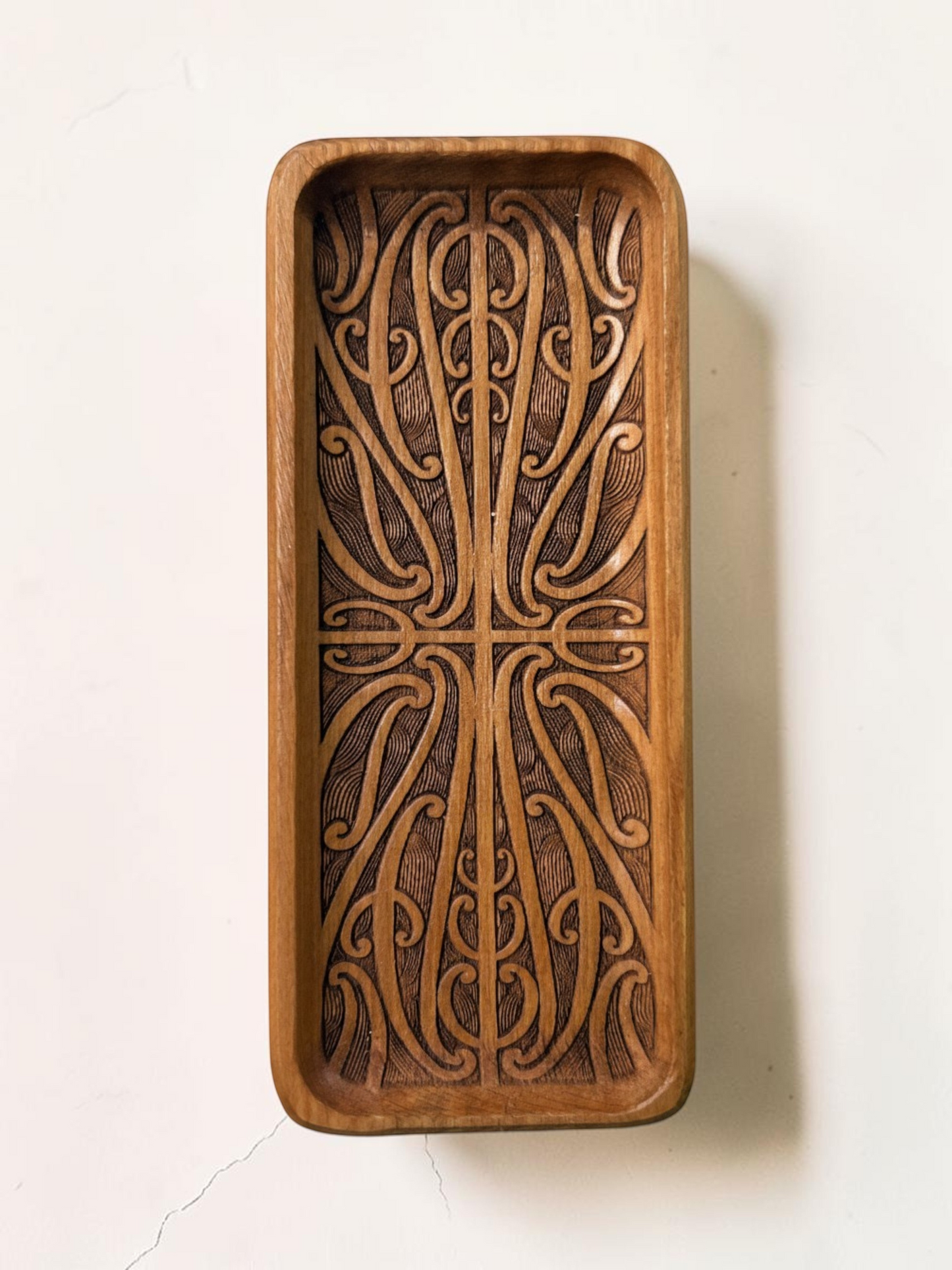 Ring tray - moko engraved