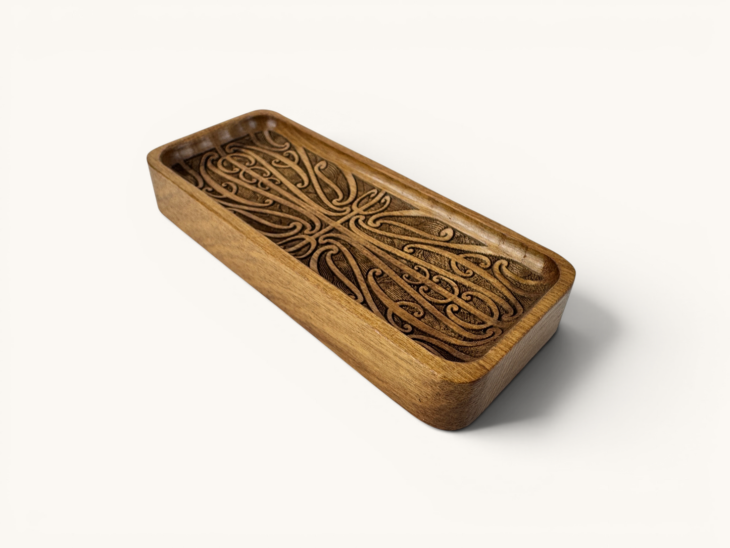 Ring tray - moko engraved