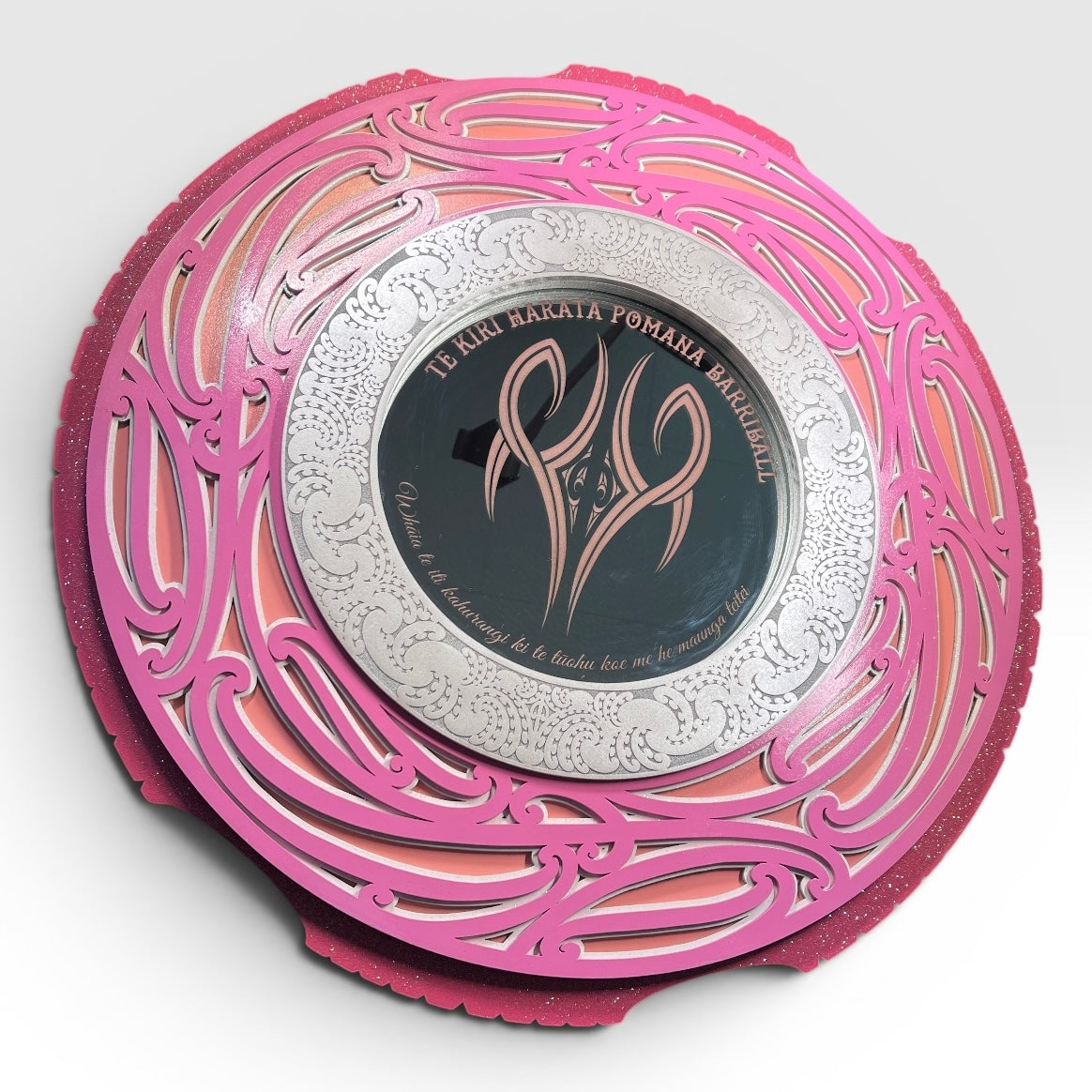 Kowhaiwhai Layered Mirror Key