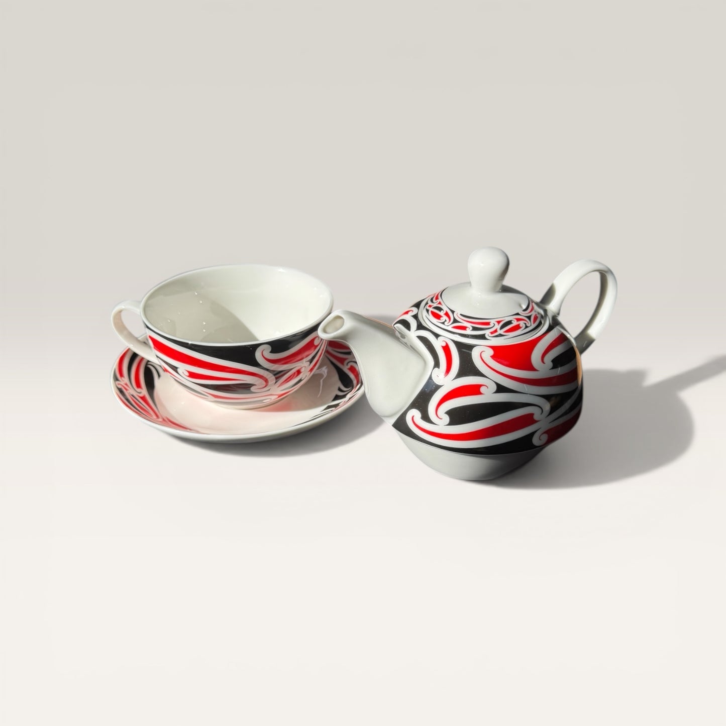 Teapot Stacker Set - Kowhaiwhai