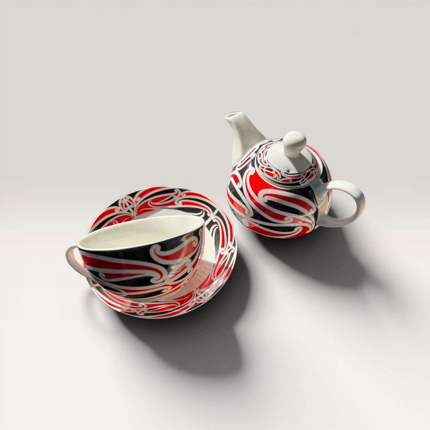 Teapot Stacker Set - Kowhaiwhai