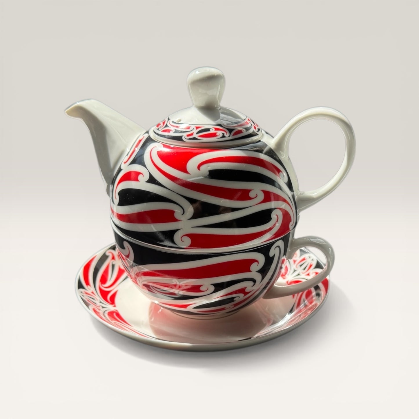 Teapot Stacker Set - Kowhaiwhai