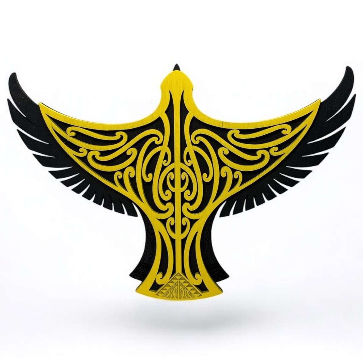 Karearea Falcon - Layered Art Wall Plaque - Revolution Aotearoa