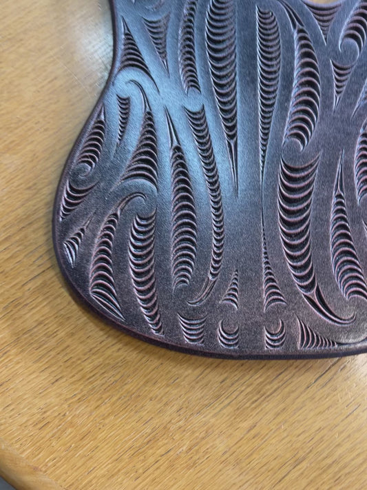 Carved Puhoro Guitar Wall Art