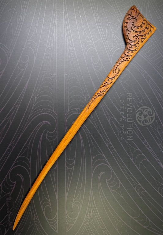 Tewhatewha hair pin - Revolution Aotearoa