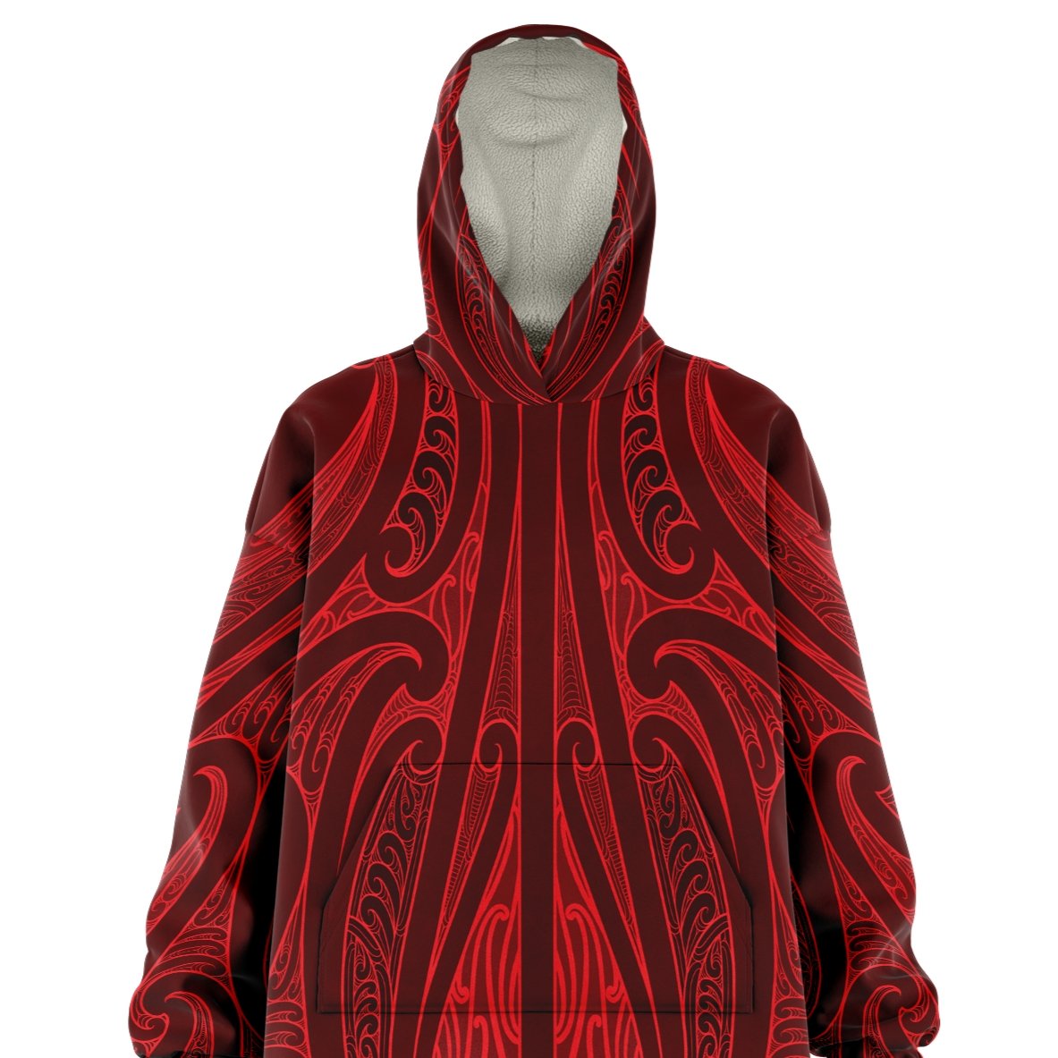 AHURU HOODIE | SUPER SOFT, ULTRA WARM, COZY, LUXURY MAORI DESIGNED BLANKET HOODIE - Revolution Aotearoa