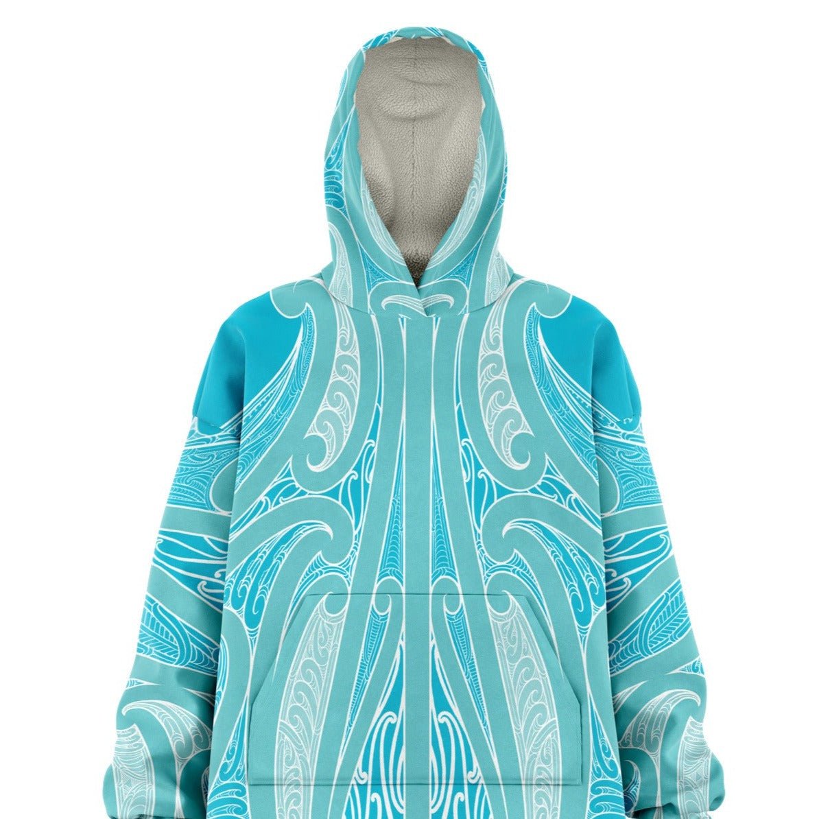 AHURU HOODIE | SUPER SOFT, ULTRA WARM, COZY, LUXURY MAORI DESIGNED BLANKET HOODIE - Revolution Aotearoa