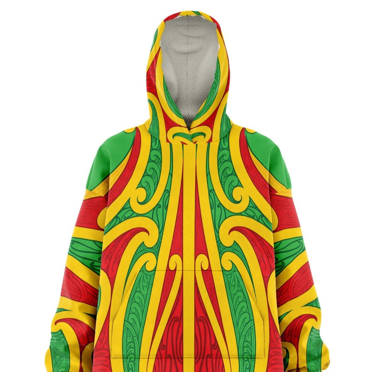 AHURU HOODIE | SUPER SOFT, ULTRA WARM, COZY, LUXURY MAORI DESIGNED BLANKET HOODIE - Revolution Aotearoa