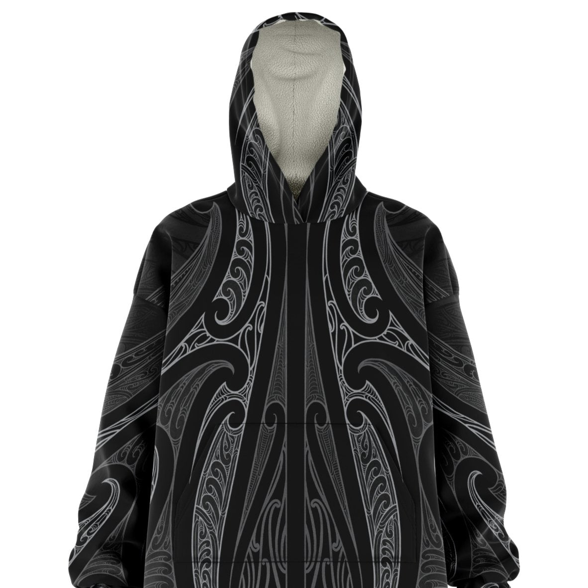 AHURU HOODIE | SUPER SOFT, ULTRA WARM, COZY, LUXURY MAORI DESIGNED BLANKET HOODIE - Revolution Aotearoa