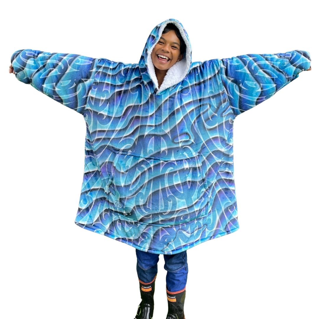 AHURU Oversize Blanket Hoodie - In Stock! – Revolution Aotearoa