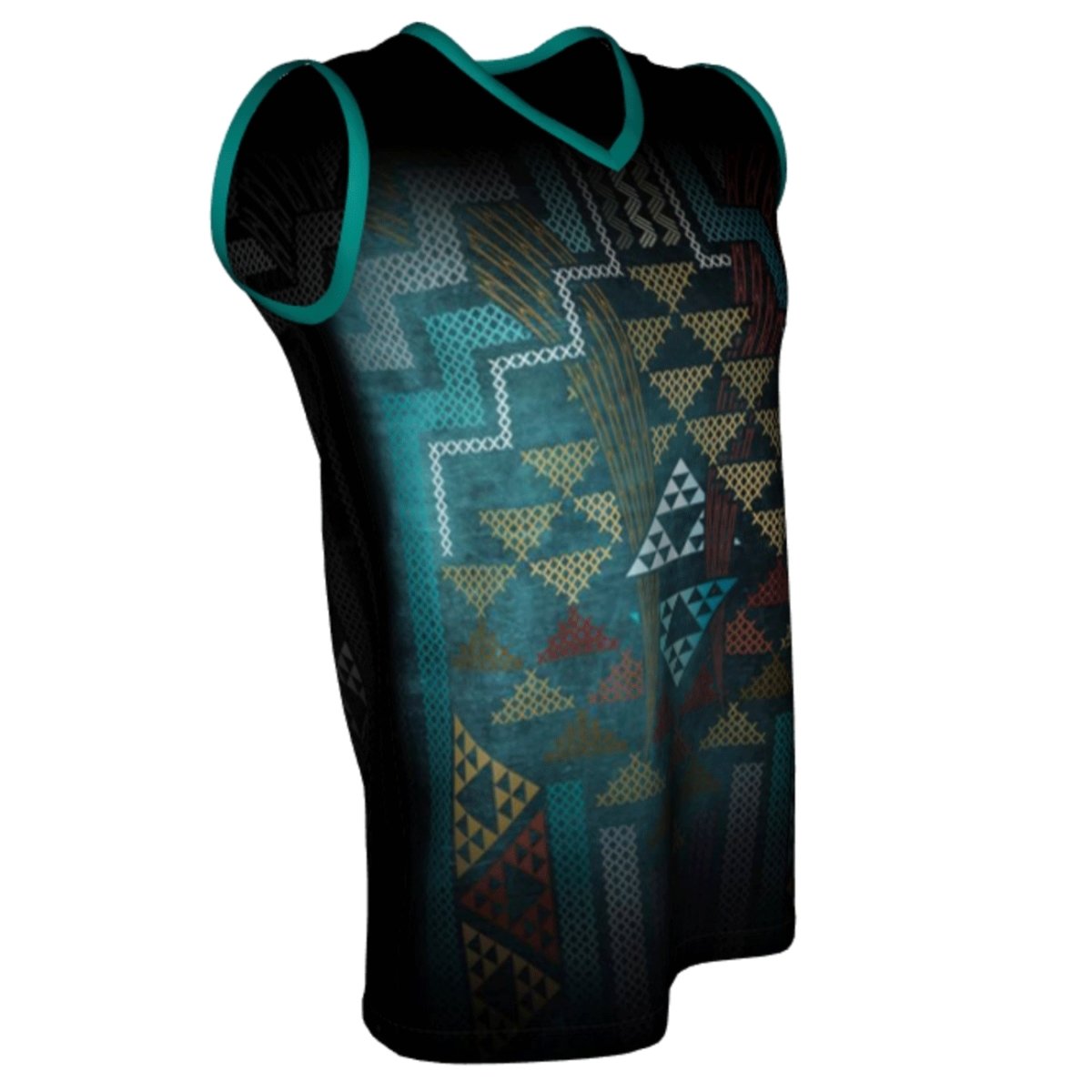 Basketball Singlet - Aitanga Baroque - Revolution Aotearoa