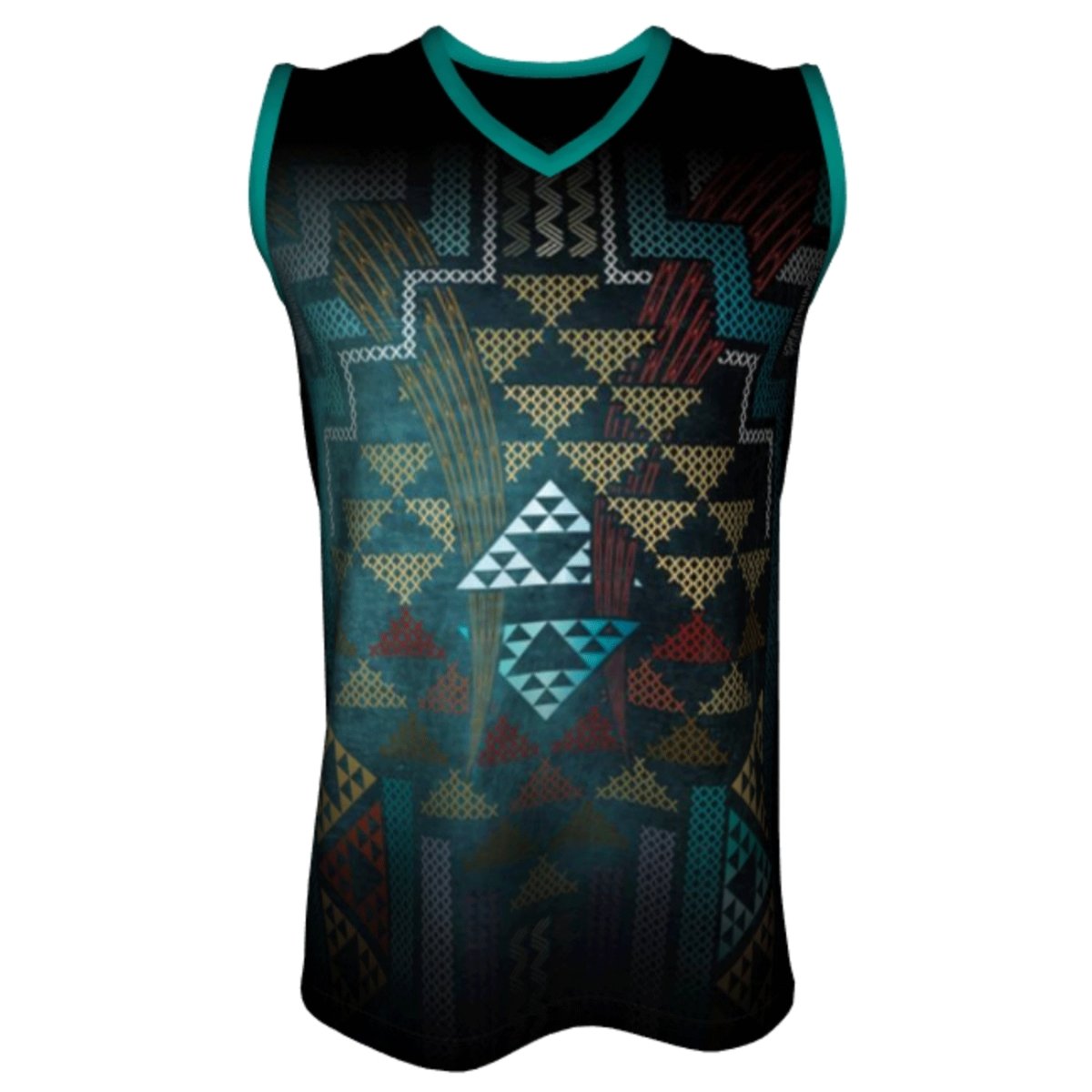 Basketball Singlet - Aitanga Baroque - Revolution Aotearoa