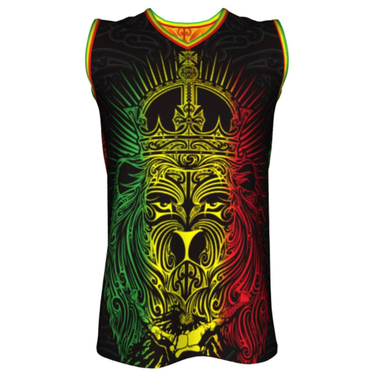 Basketball singlet - Lion of Judah RGG - Revolution Aotearoa