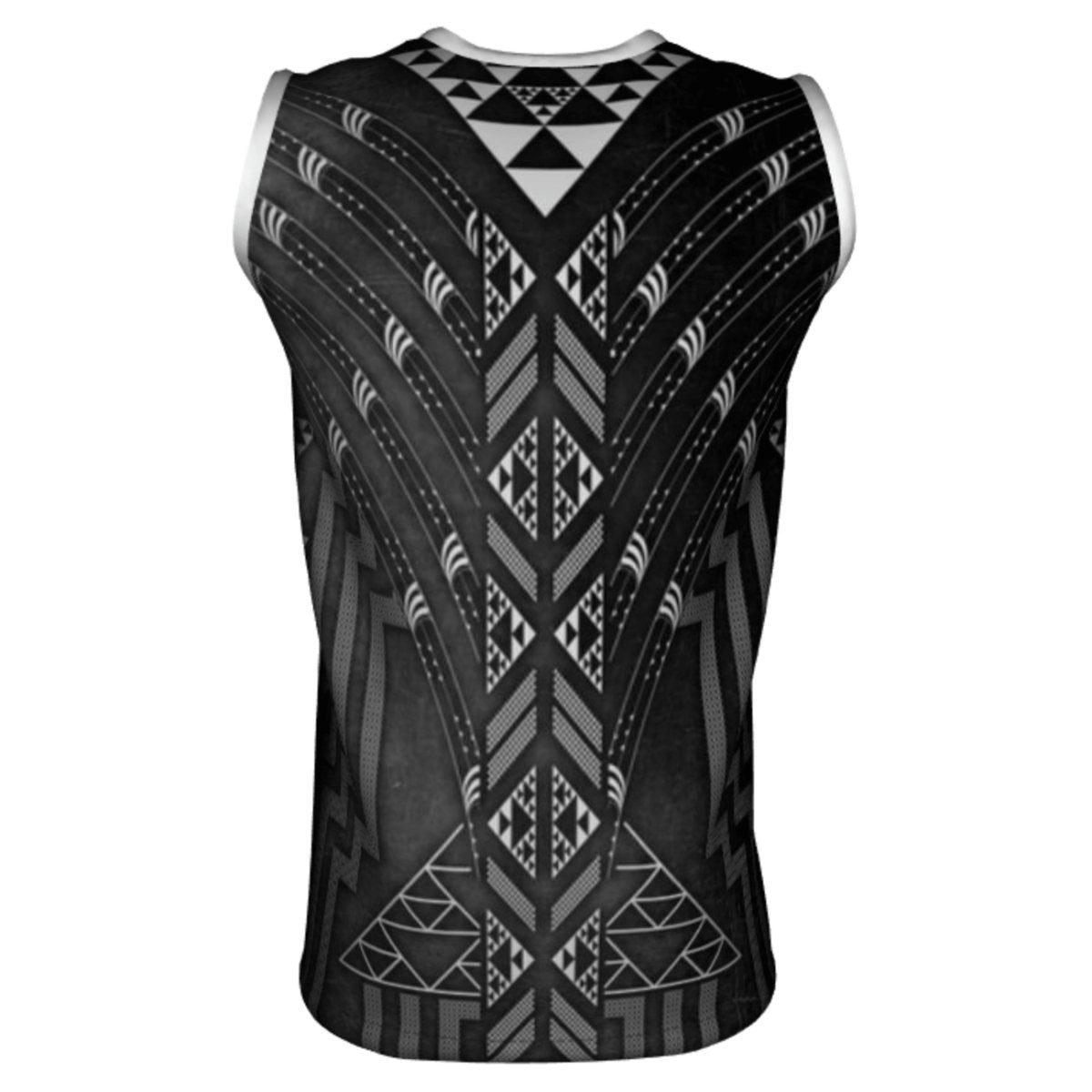 Basketball Singlet - Puhoro BW - Revolution Aotearoa