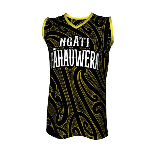 Custom Basketball Singlet - Ngati Pahauwera Mohaka Harara - Revolution Aotearoa