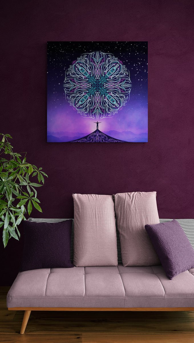Hiwa i te Rangi Canvas Art Print | Star of Aspirations and Prosperity - Revolution Aotearoa