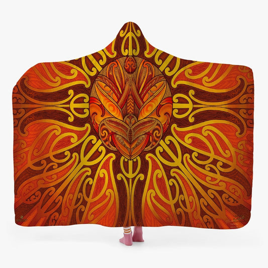 Hooded Blanket - Te Rā Kura - Revolution Aotearoa