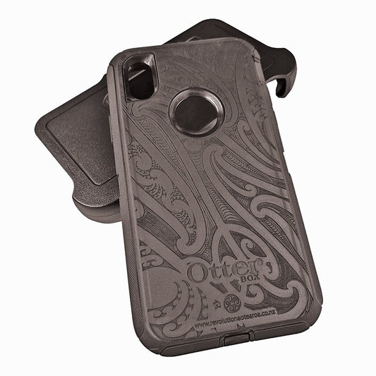 iPhone XR OtterBox Defender Moko Phone Case - Revolution Aotearoa