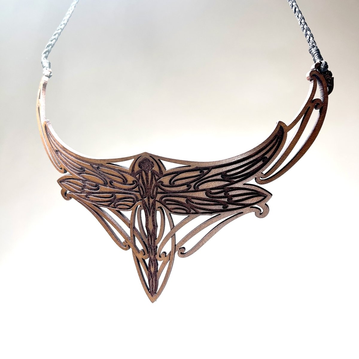 Kapowai Leather Statement Necklace - Revolution Aotearoa